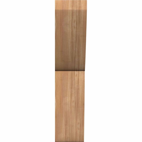 Crestline Rough Sawn Corbel, Western Red Cedar, 6W X 12D X 28H